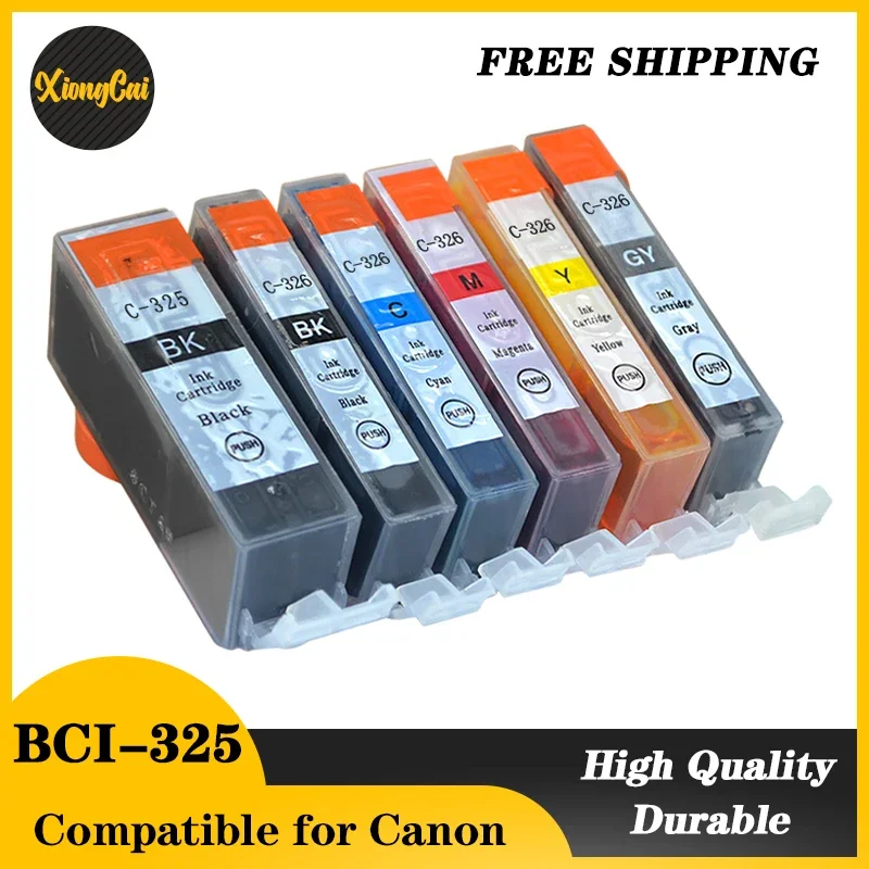 NEW Compatible ink cartridges BCI325 for Canon PIXUS MG5230 5130 6130 8130 MG6230 8230 5330 IP4830 IP4930 MX883 IX6530 printer