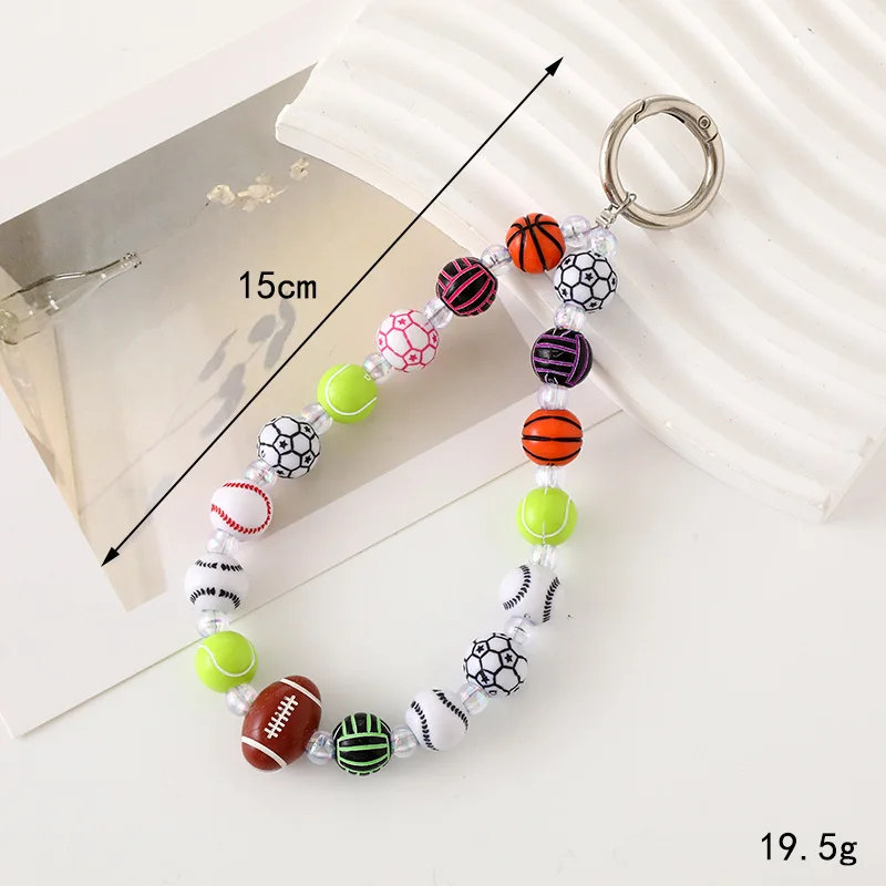 Billiards Beaded Phone Chain