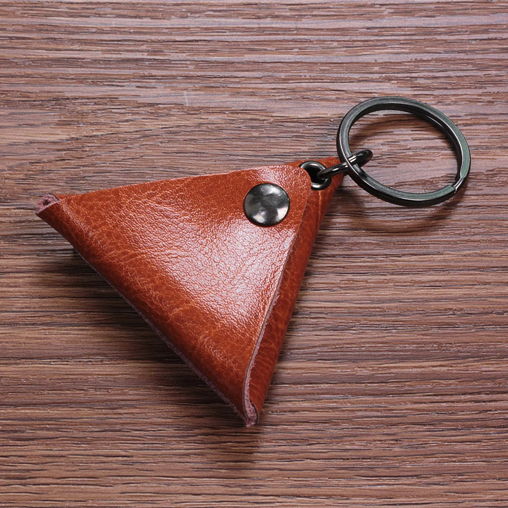 

Guitar Pick Bag Wallet Keychain Picks Display Holder Funny Accessories Fob Mini Plug