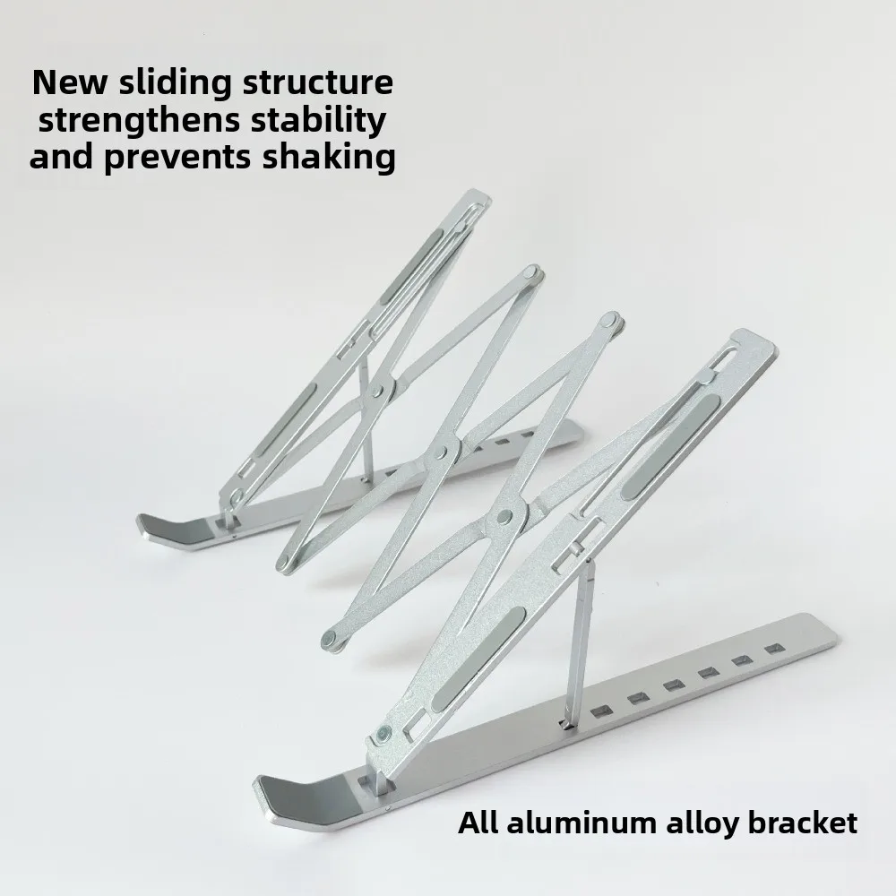 Adjustable Laptop Holder Stand Portable Lifting Laptop Cooling Bracket Aluminum Alloy Foldable Notebook Support Base