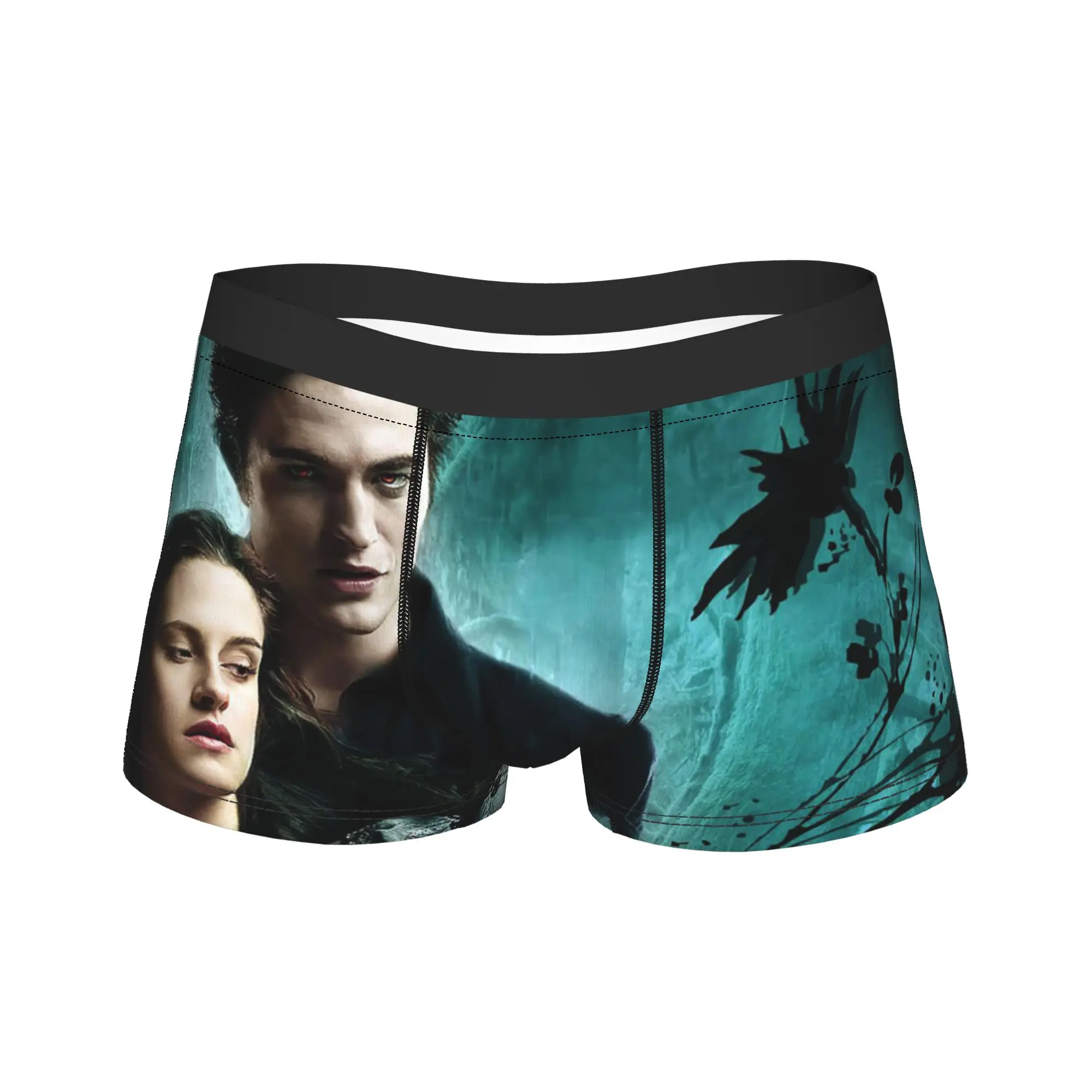 Men Edward Bella Vampire Underwear The Twilight Saga Movie Hot Boxer Briefs Shorts Panties Male Breathable Underpants S-XXL