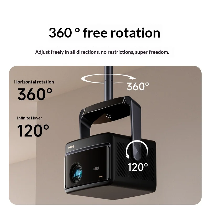 

НОВЫЙ потолочный кронштейн для проекторов Dangbei X5S, X5S Pro, X5S Plus, X5S Max, Hidden Line 360 ° Кронштейн для вешалки 30-40 см