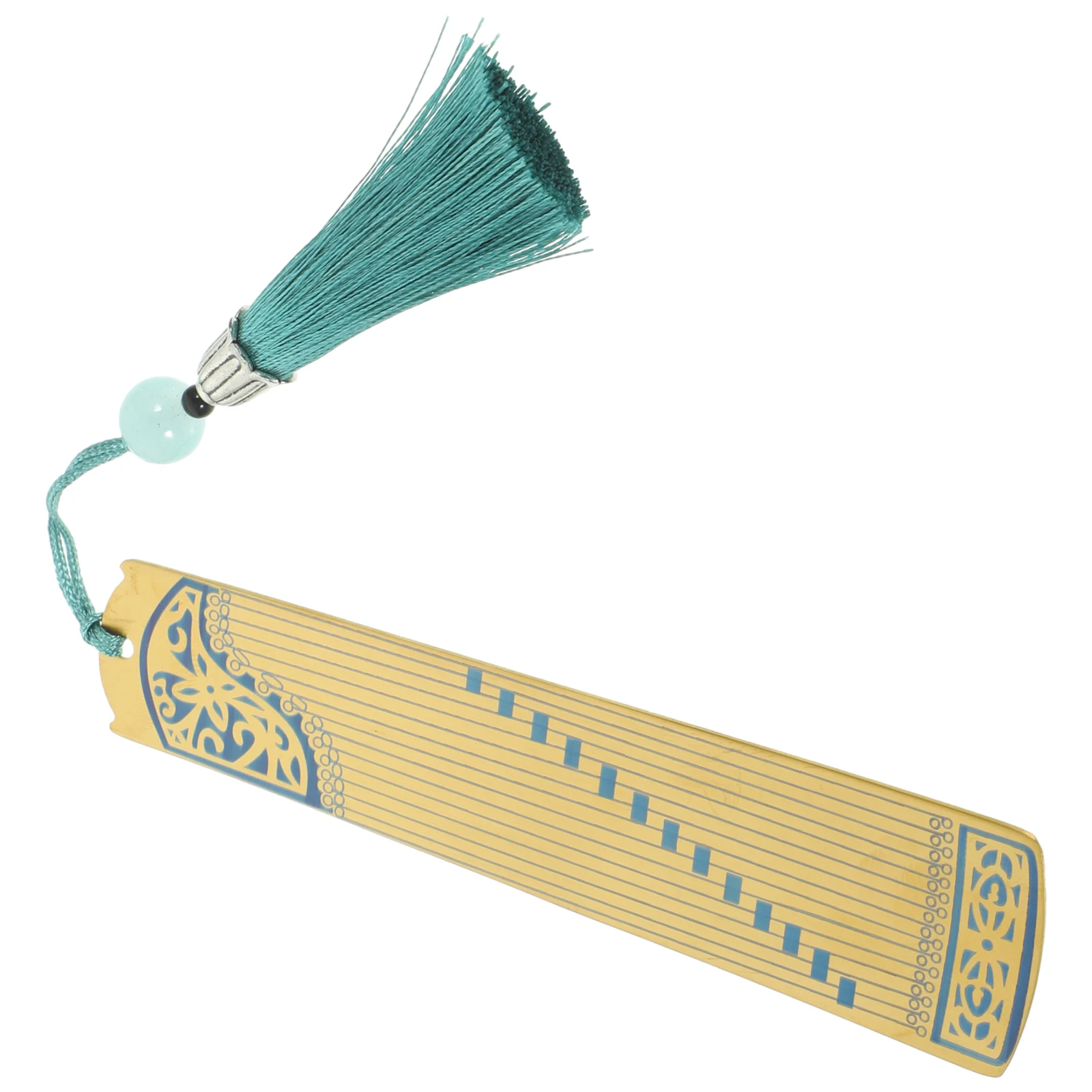 

Guzheng Bookmarks Metal Musical Instrument Delicate Reading Markers Gold Color Page Markers Gifts Bookmarkers Books Decorate
