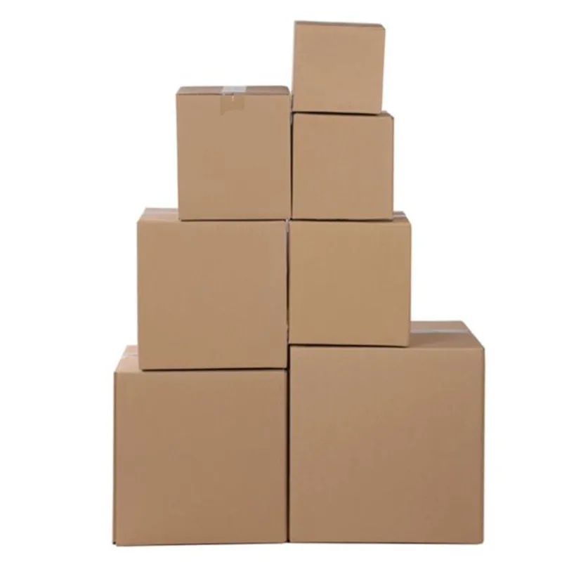 

[material] 100 Corrugated Paper Packaging Boxes 4x4x4" (10*10*10cm) Yellow Very Sturdy And Easy To Use Moisture Proof Tight Fit