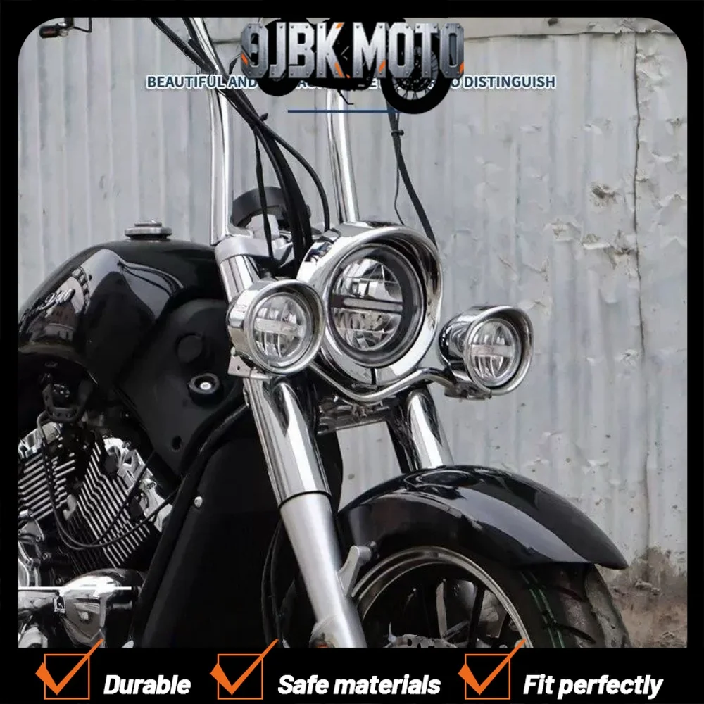 【Perfect fit】For Lifan V400 fog lights three headlight cap Harley gangster style Lifan for lifan 400 V 400 v