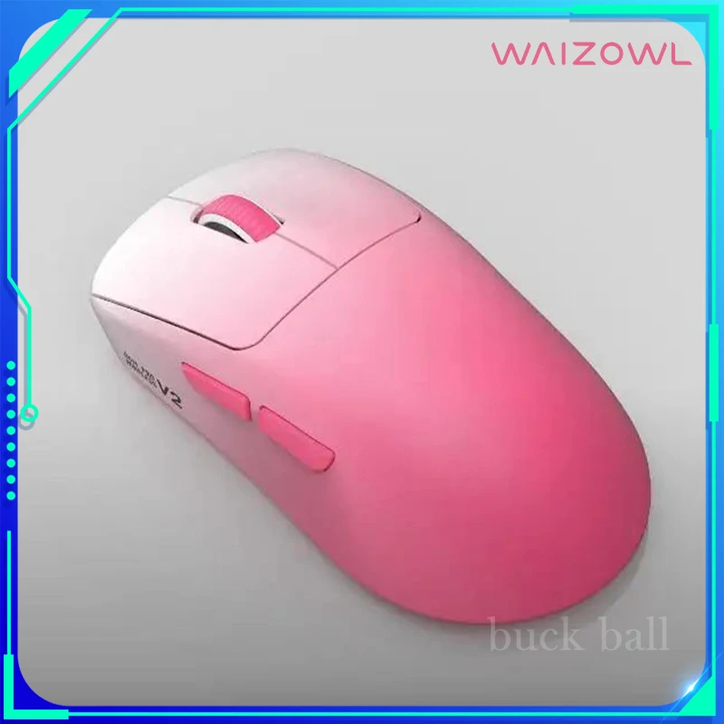 

Мышь Waizowl OGM Pro V2 Paw3950, беспроводная мышь с тремя режимами, 8K, датчик скорости возврата, 49 грамм, легкая игровая мышь, аксессуары для ПК