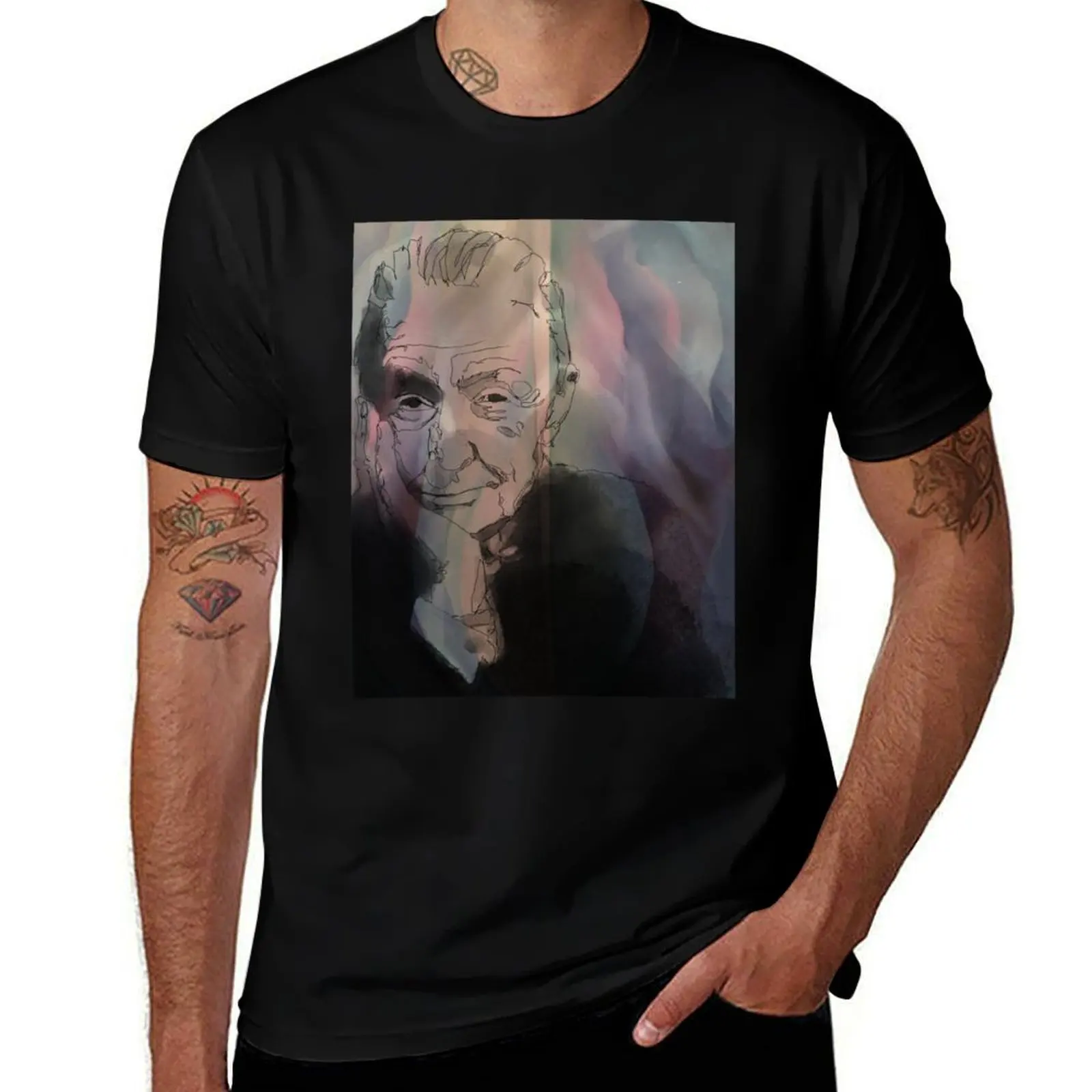 Georgia O'Keeffe (2B) T-Shirt Work Short Sleeve Cotton Top T-Shirt