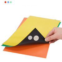 2 PCS Soft Rubber Magnetic Sheet A4 Colorful Magnets Magnetic Labels Fridge Sticker DIY Crafts