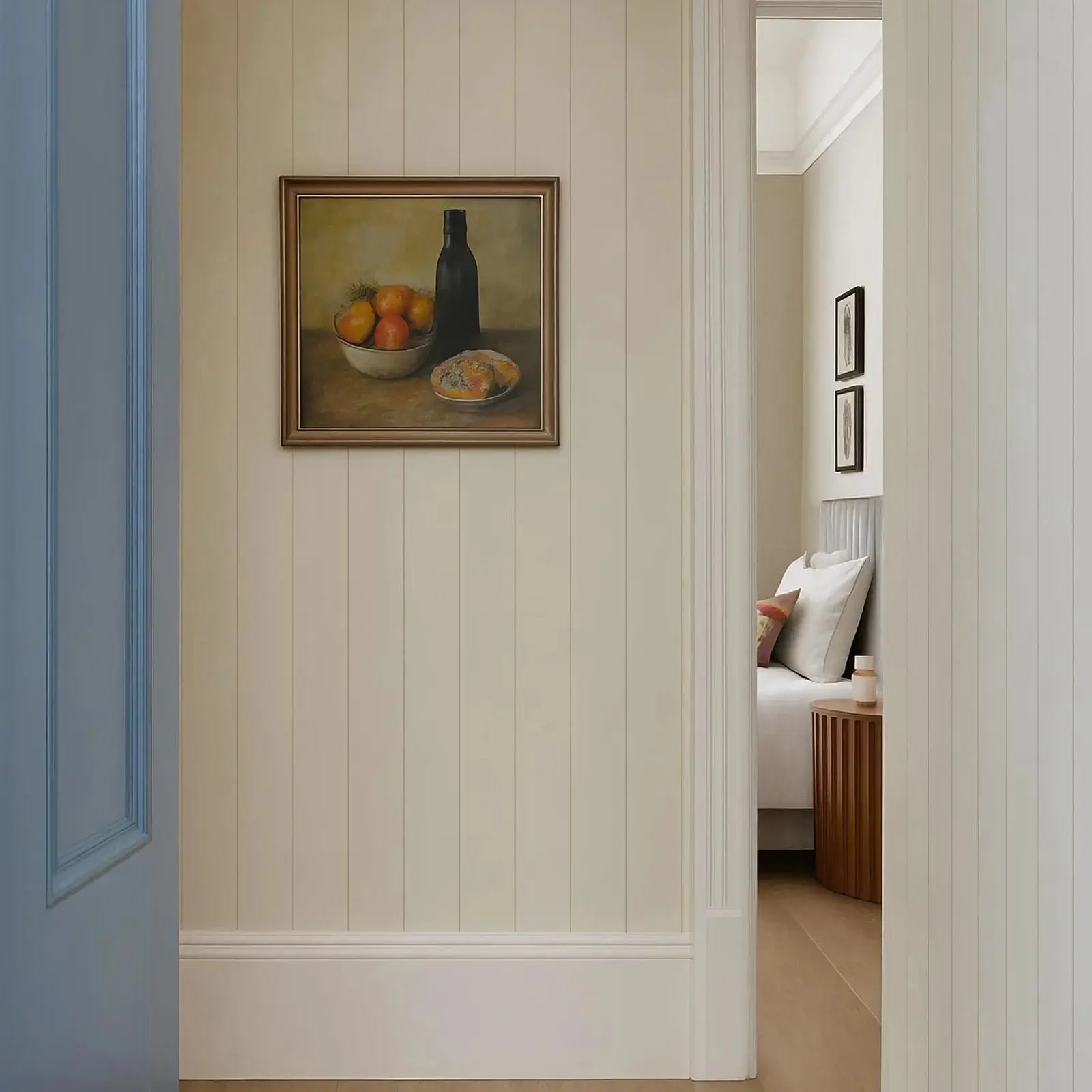 

Минималистичные тонкие полосатые обои с самоклеящейся основой, теплый белый нейтральный оттенок, самоклеящиеся или традиционные нетканые настенные панно, легкие и элегантные.