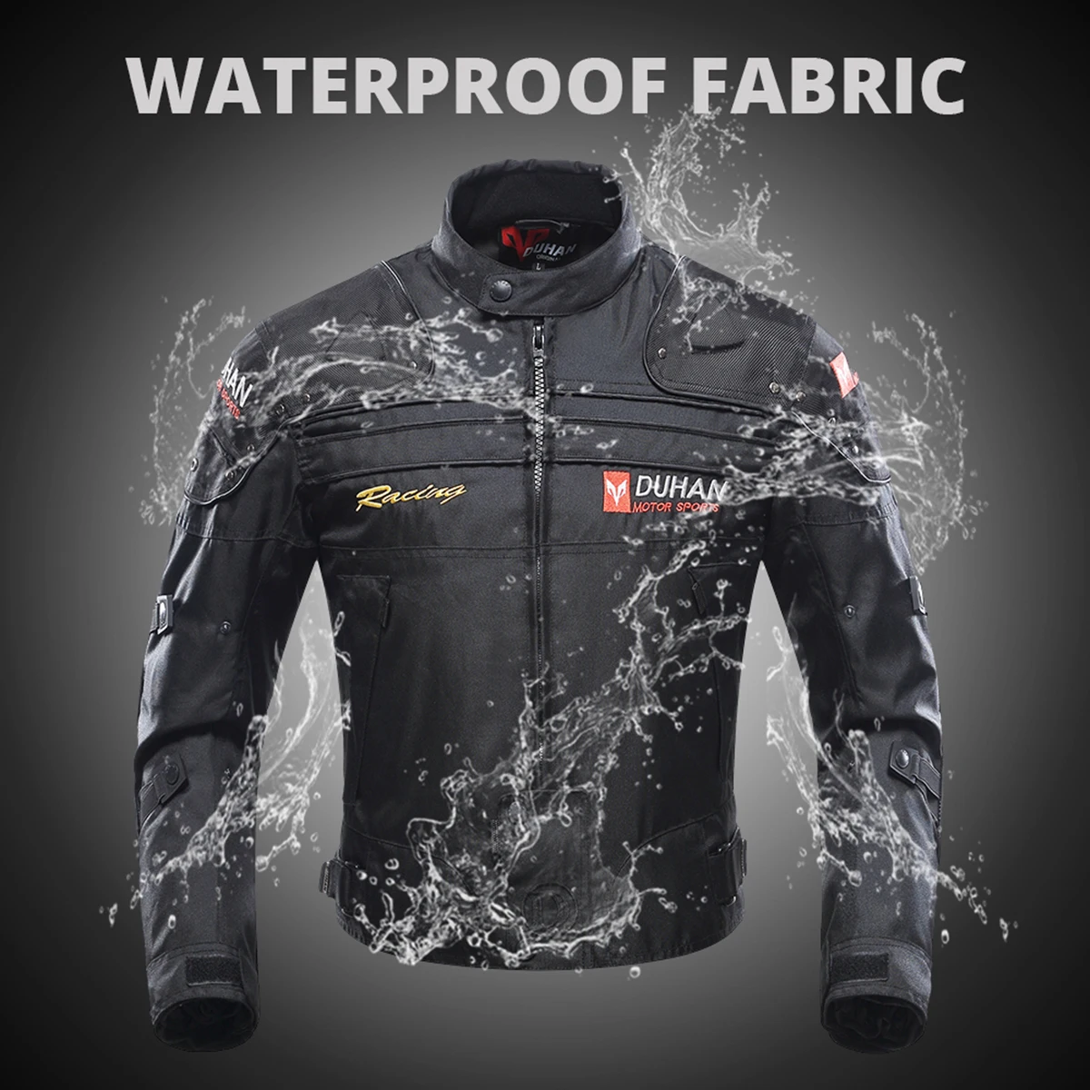 DUHAN Winter Waterproof Motorcycle Cross Country Jacket Motorcycle Riding Pants Men's Motorcycle Jacket  Motorcycle Clothing