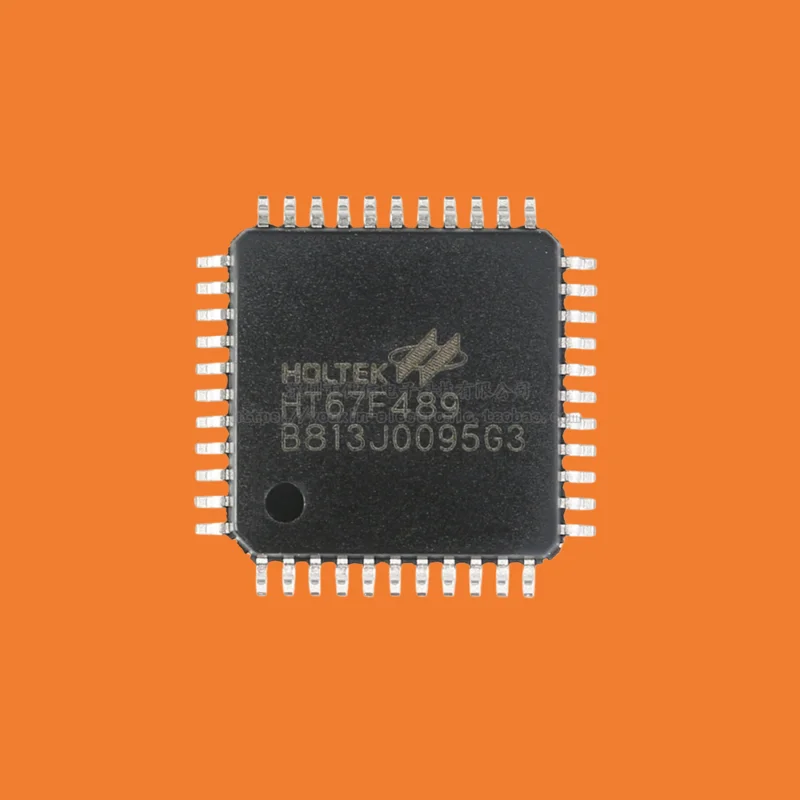 10pcs/Original genuine patch HT67F489 LQFP-44 A/D+LCD type Flash microcontroller chip