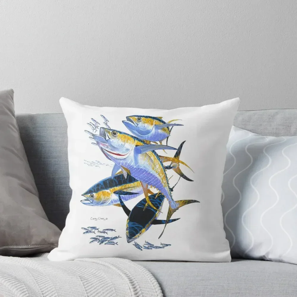 

Yellowfin tuna Throw Pillow Decorative Cushion Decorative Cushions For Living Room pillow