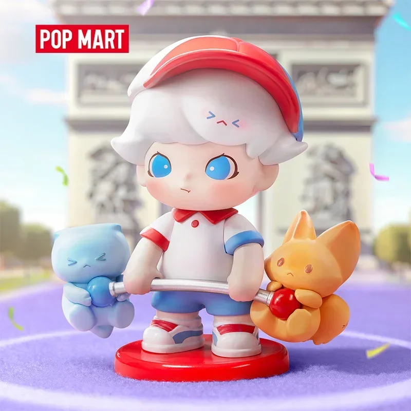 POP MART Dimoo I Can Make It Figurka - Blue Ver. 100% rysunek