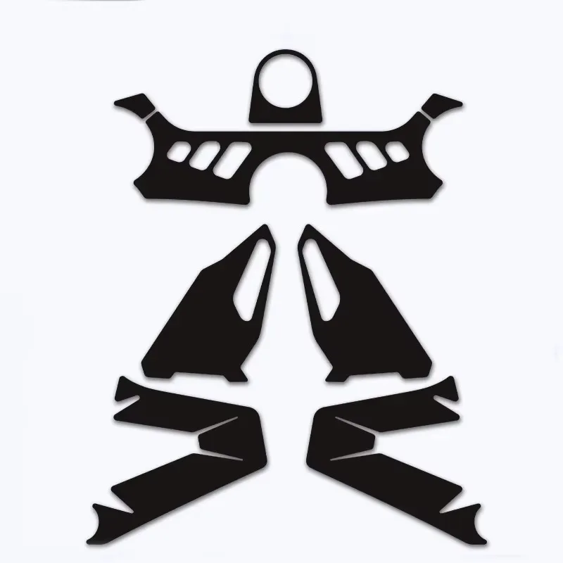 For QJMOTOR SRK421 SRK 421 GS Motorcycle Pedal Anti-Rub Sticker Matte Protective Stickers Anti-Scratch Accessories