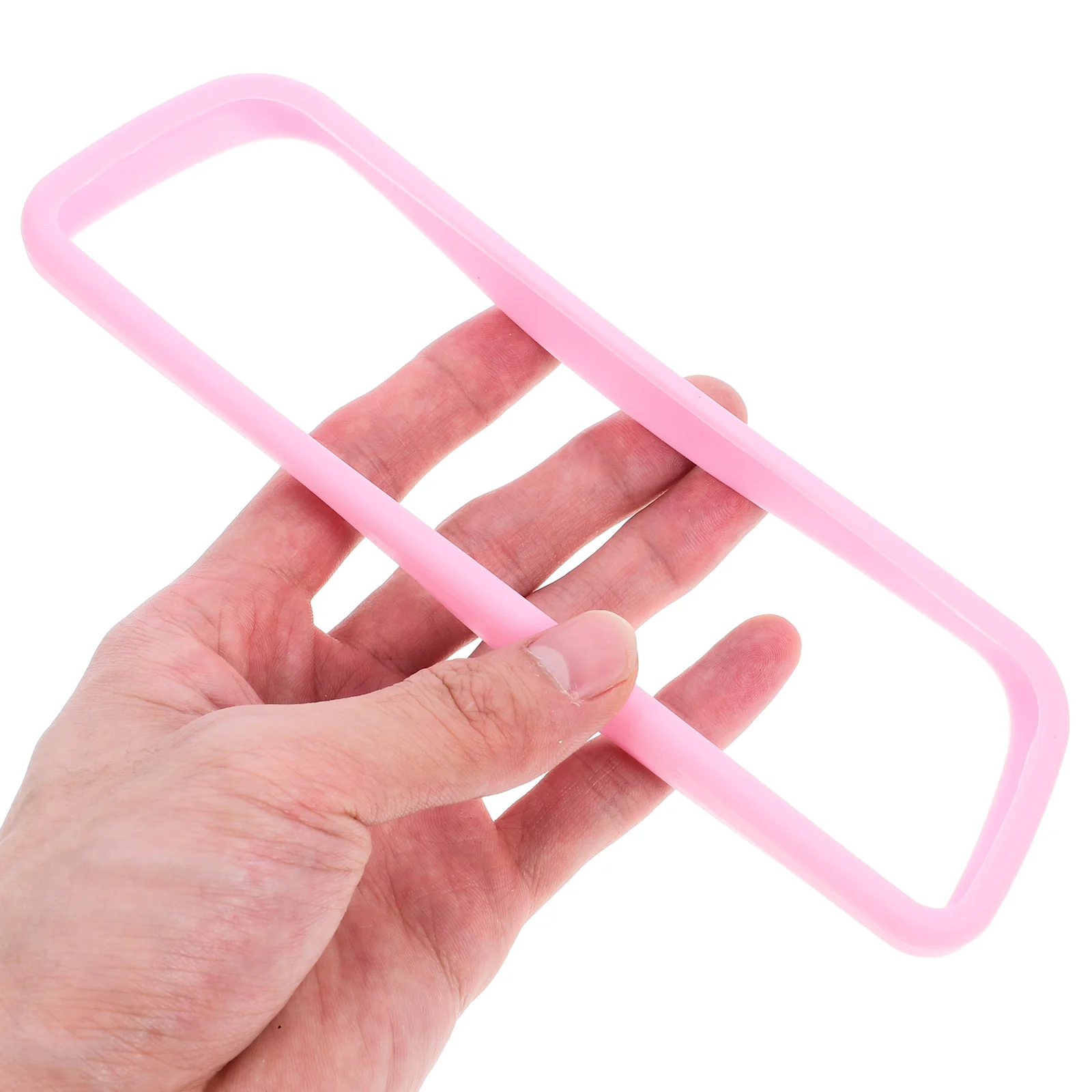 

Auto Rear View Mirror Protective Cover Frame Car Pink Silica Gel Automotive Interior Mirrors
