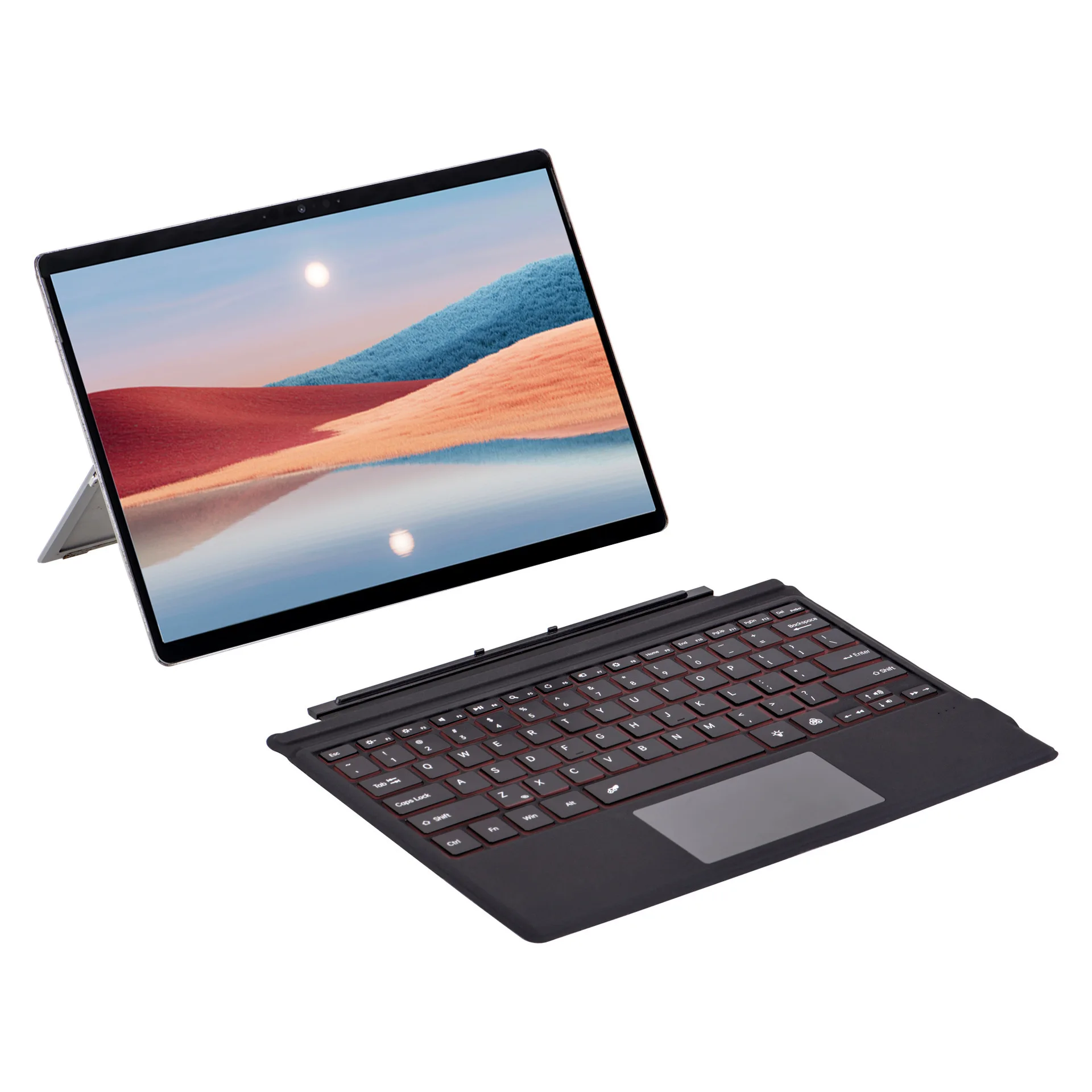 Suitable for Microsoft Surface Pro Bluetooth Keyboard Pro3 Colorful Backlight Lightweight Pro4567 Wireless Keyboard