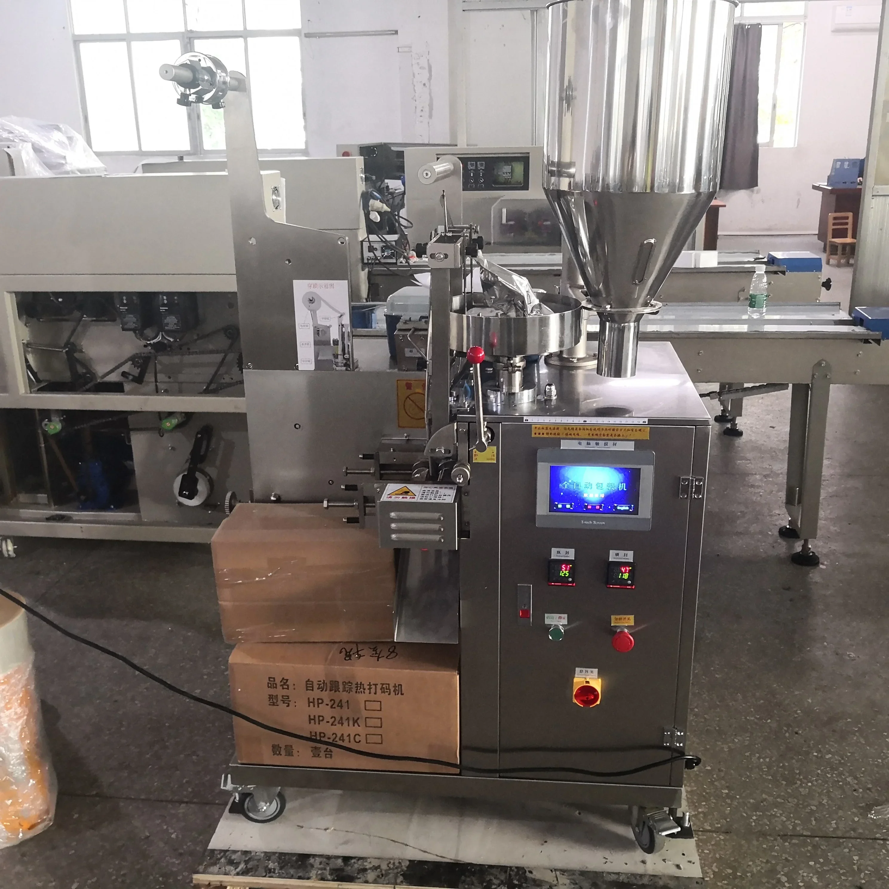 for Automatic  filter paper  bag black tea bag packing machine nylon triangle bag packing machine