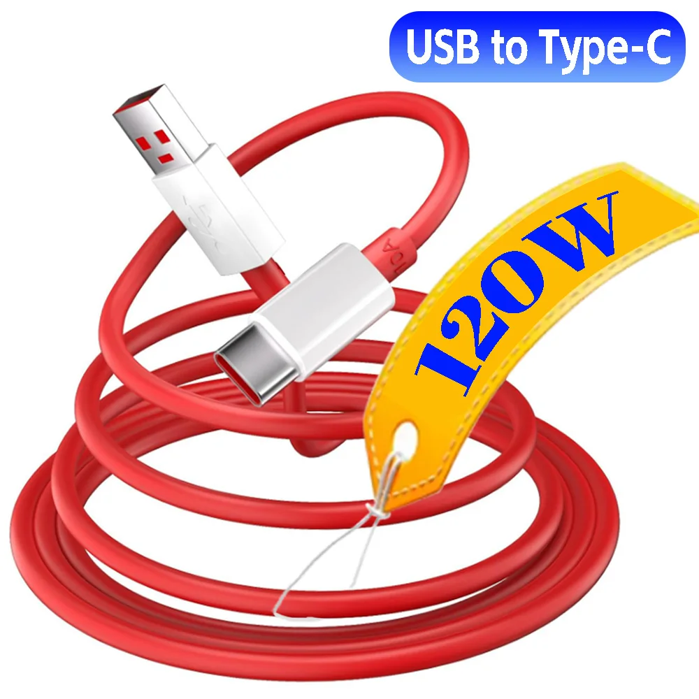 

120W USB Charger Fast Charging TypeC Cable 1M 2M 12A Phone Charger Adapter for OnePlus/ Android/ Apple Phone Charger Accessories