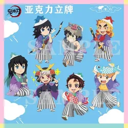 7 estilos/Ghost Slayer: Lâmina Acrílico Suporte PVC Presente Infantil Decoração de Mesa Periféricos de Personagens de Anime