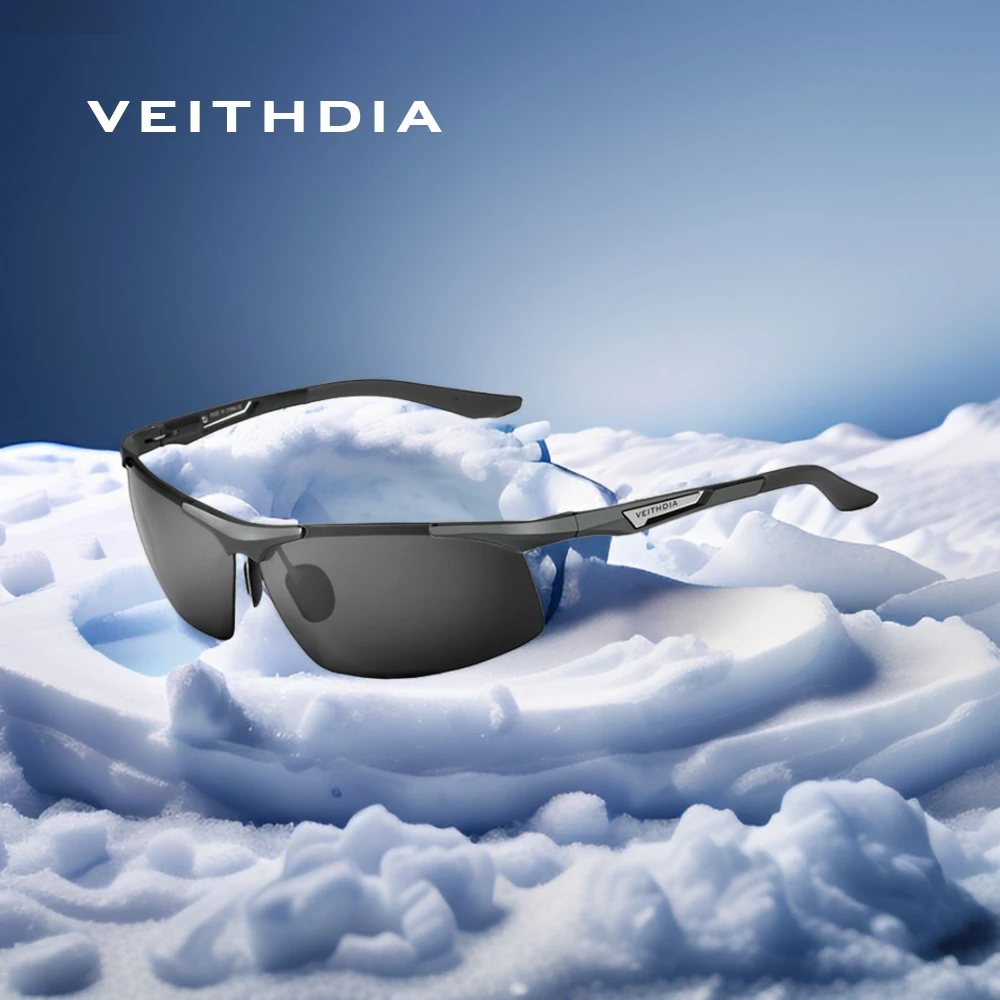VEITHDIA Polarized Men's Sunglasses UV400 Protective Eyewear for Women Outdoor Sports Driving Glasses Vintage Goggles FH06562