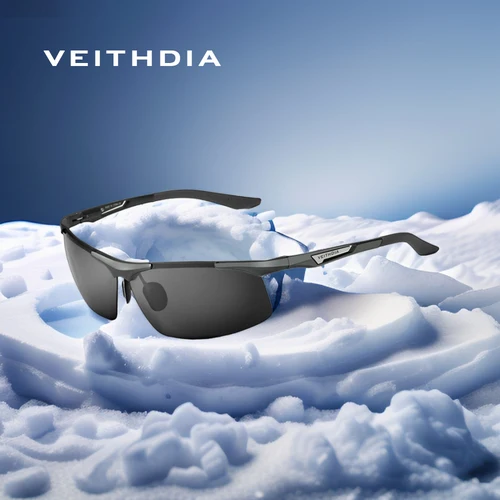 Imagen 1 del producto VEITHDIA gafas de sol polarizadas para hombre UV400 gafas protectoras para mujeres deportes al aire libre gafas de conducción gafas Vintage FH06562
