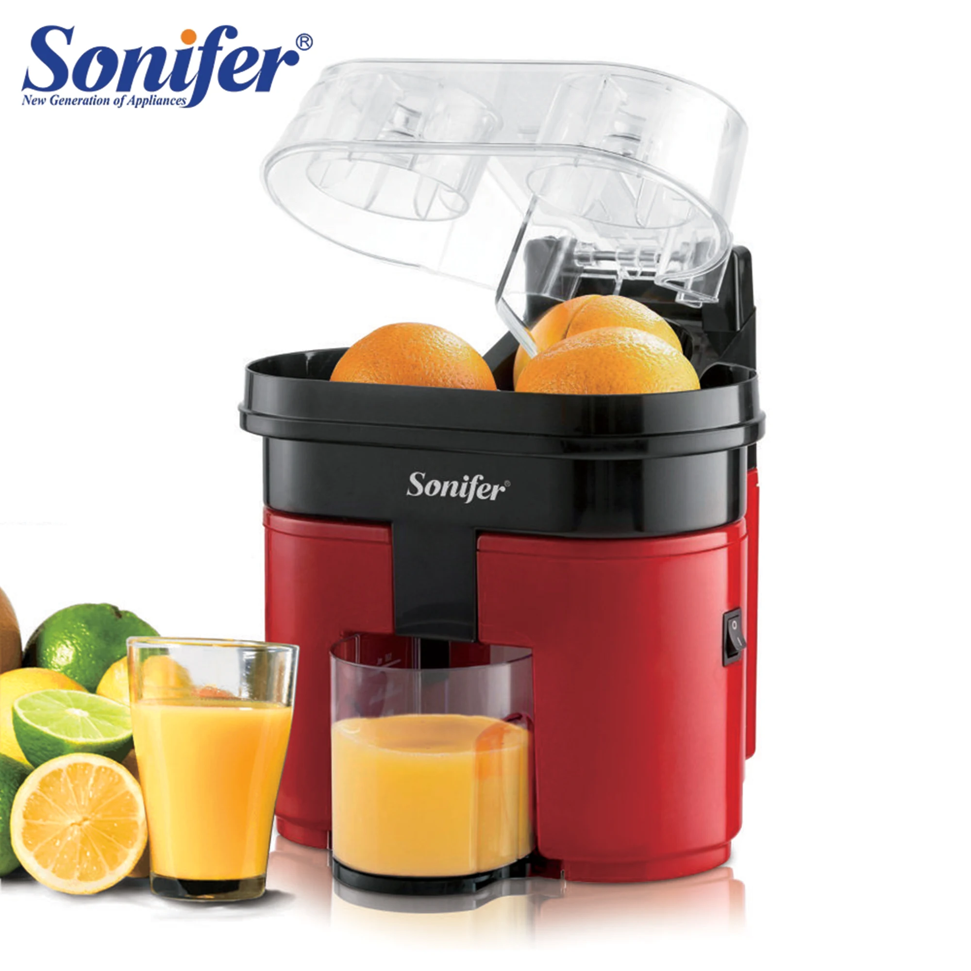 

Press Orange Juicer Machine Double Citrus Juicer Maker Extractor Machine Home Kitchen Lemon Pomegranate Fruit Squeezer Sonifer