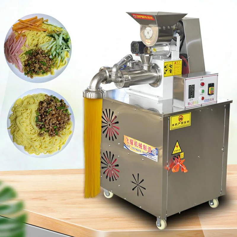 Small Dried Thick Corn Vermicelli Noodle Machine Short Vermicelli Pasta Manufacturing Making Process Machine Corn Pasta Machine