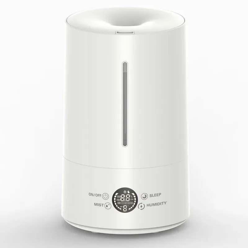 Large Capacity Cold Mist Ultrasonic Air Humidifier with Top Fill Design Smart Humidifier for Bedroom Living Room Office Home