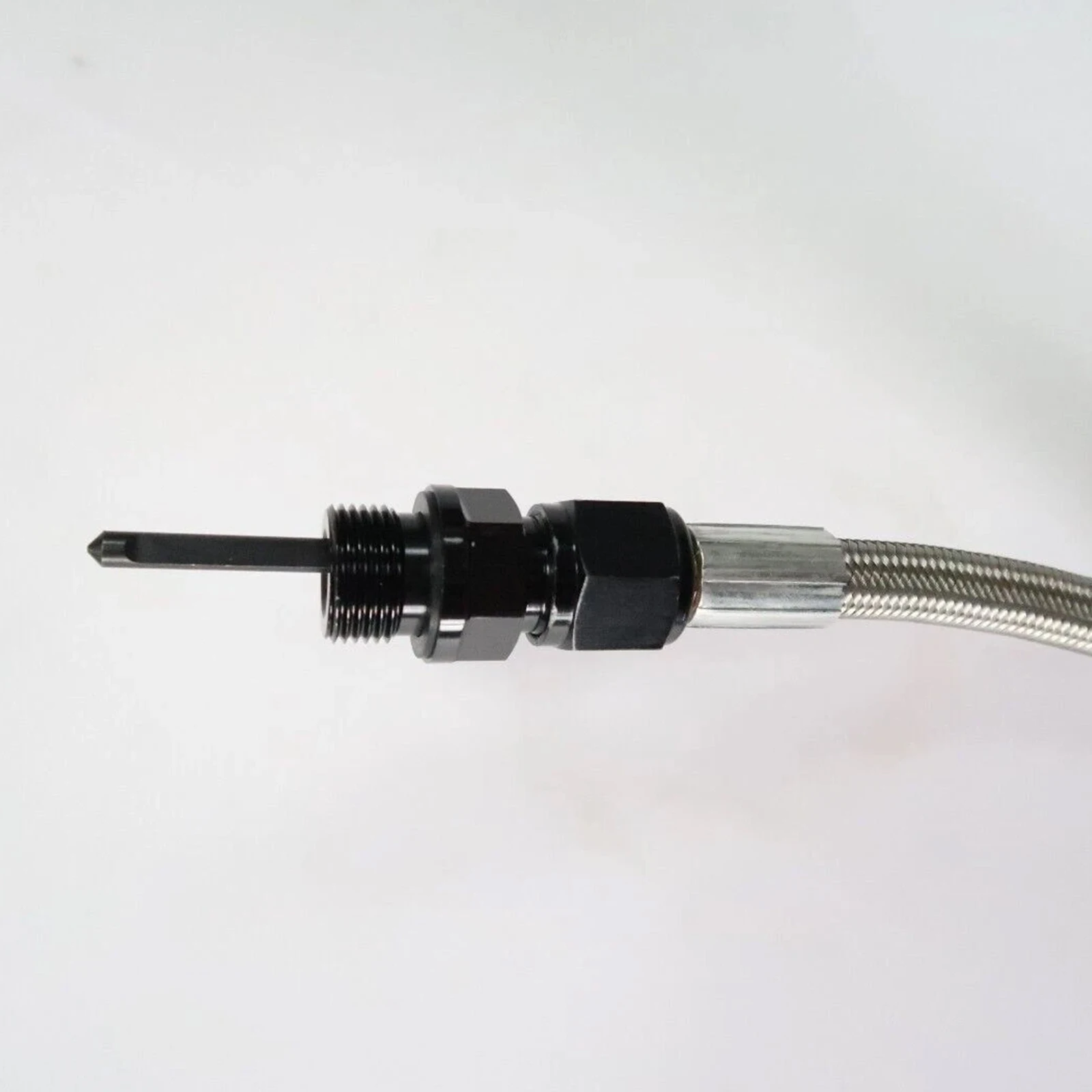 Herramienta de tubo de varilla de nivel de transmisión 22200, varilla de nivel de aceite de motor trenzada de aleación de aluminio, varilla de nivel de transmisión para Ford F-150 2010-2023