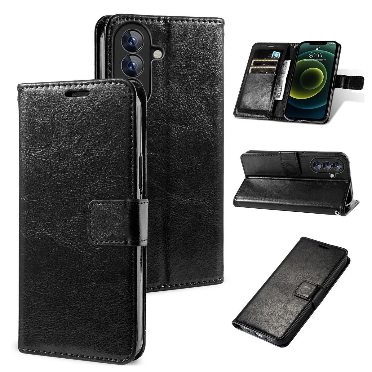 Wallet Flip Leather Phone Case For Samsung Galaxy M52 5G M62 F62 M51 M31 M30 M30S Case Leather Magnetic Flip Cover Bag