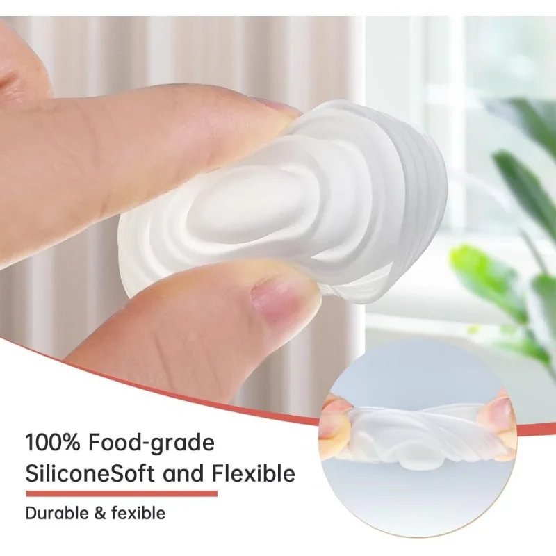 8 قطعة مجموعة الحجاب الحاجز سيليكون صمامات منقار البط 4 قطعة متوافقة مع استبدال مضخة الثدي الكهربائية Momcozy M5 لكفاءة المضخة #6