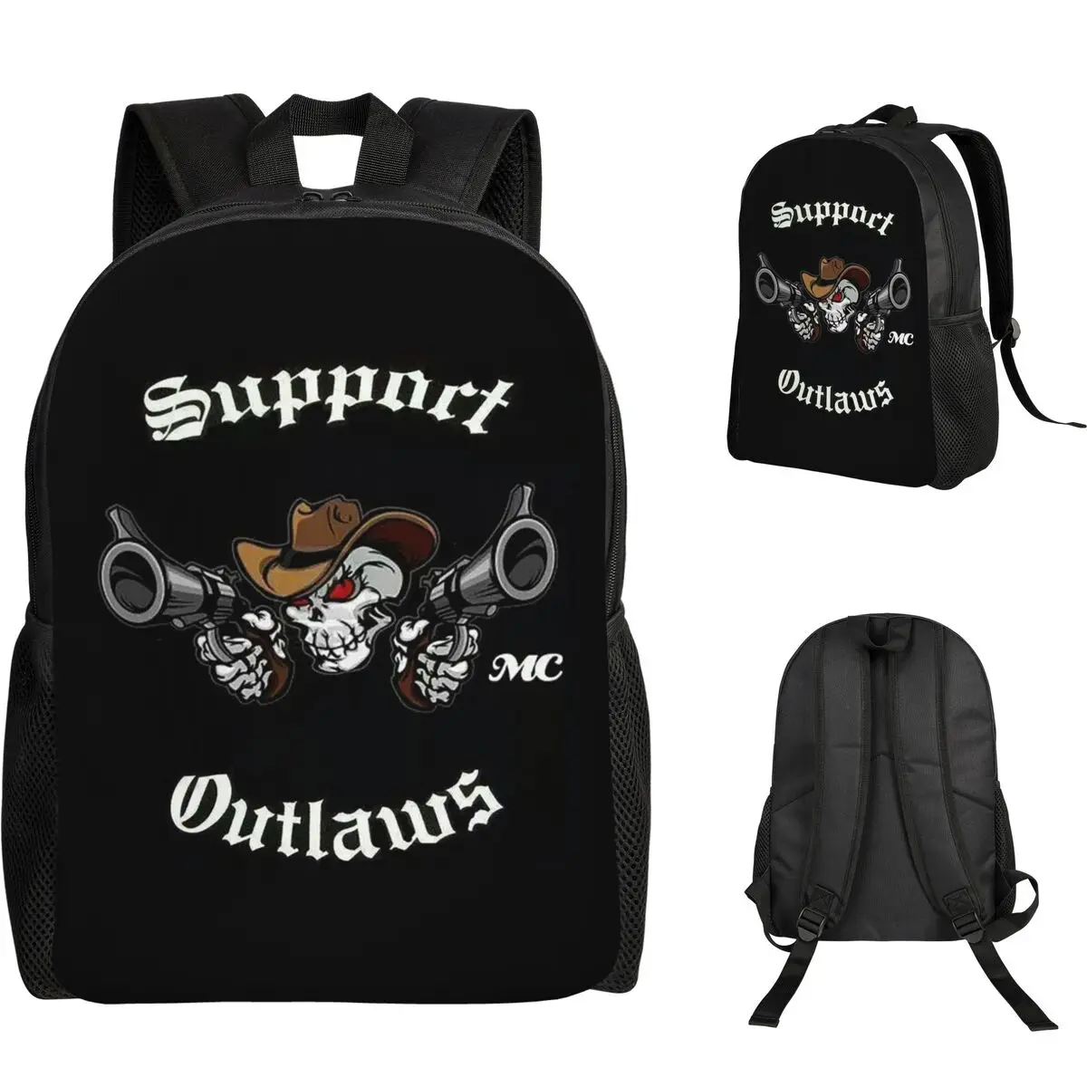 

Рюкзак Outlaws Mc Support для студентов, школьников, мальчиков и девочек, сумка для книг, школьная сумка, сумки через плечо для компьютера