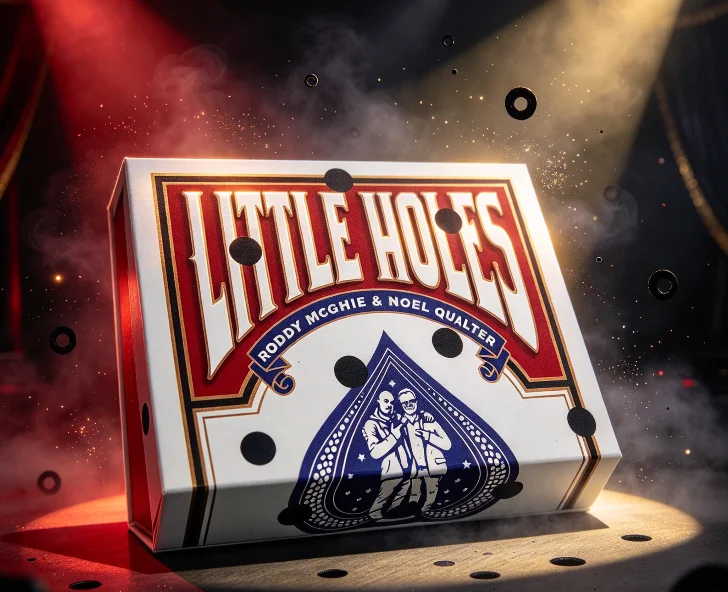 Little Holes by Roddy McGhie and Noel Close Up Magic Tricks Poker Deck Visual Illusion Magic Gimmicks Magician Props Card Magic