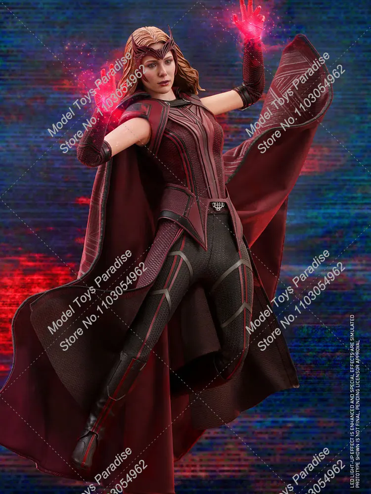 Hottoys TMS036 1/6ทั้งชุดทหารแม่มดสีแดงเข้ม12นิ้วตุ๊กตาขยับแขนขาได้ของขวัญของเล่นสำหรับสะสม