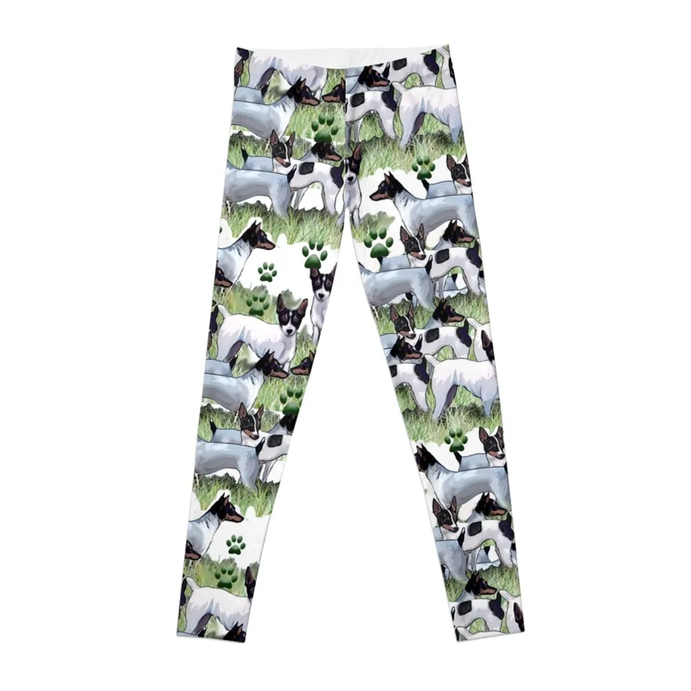 A bevy of Fox Terriers Leggings Jogger pants Women's high waist Womens Leggings