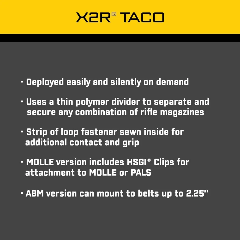 High Speed Tactical Magazine Pouch for Professionals, MOLLE Compatible - view 4