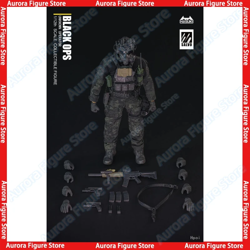 In Stock Hasuki Salvo SA01 SA03 1/12 Fortress Colossus Black Ops