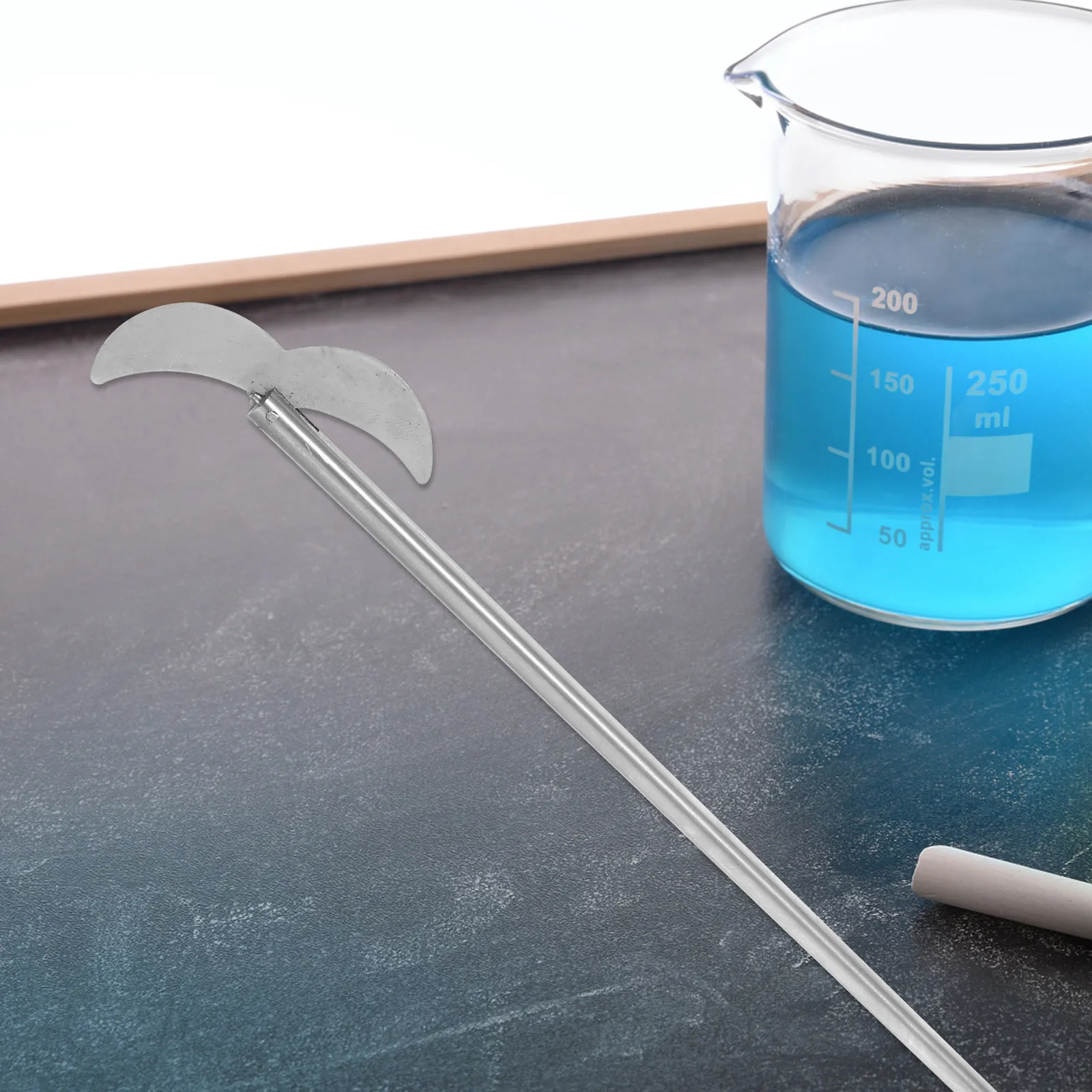 

Stainless Steel Stirring Bar 35Cm 2-Blade Stirring Rod Professional Mixing Stirrer Shaft Noise-Free Laboratory Experimental