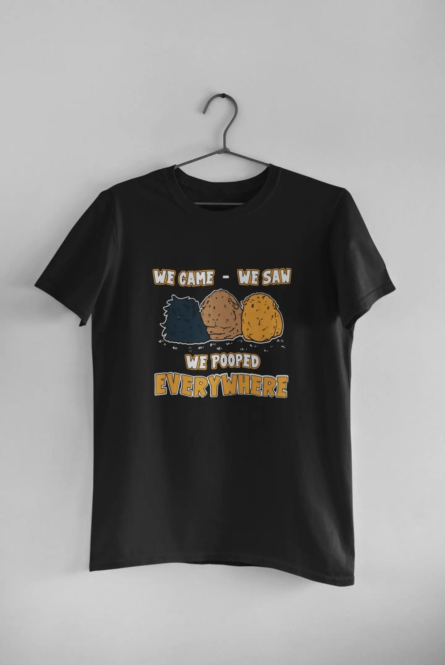 Guinea Pig T Shirt Hamster Love We Came Saw