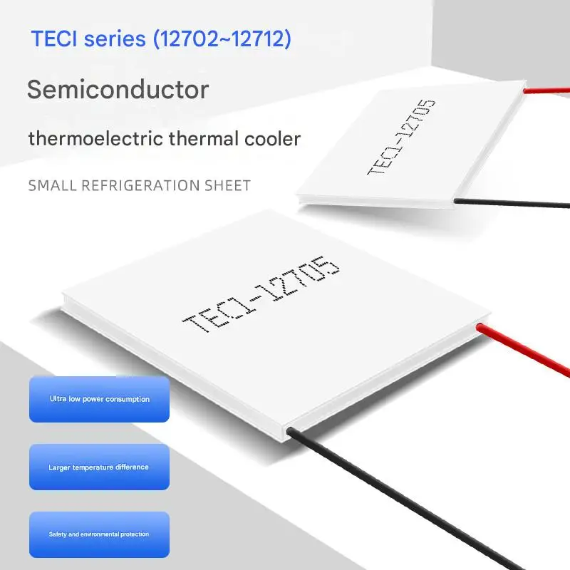 High-Temperature Differential Industrial Cooling Component TEC1-12715 40*40*4.4mm Main 0.1 Full Power Standard Heatsink