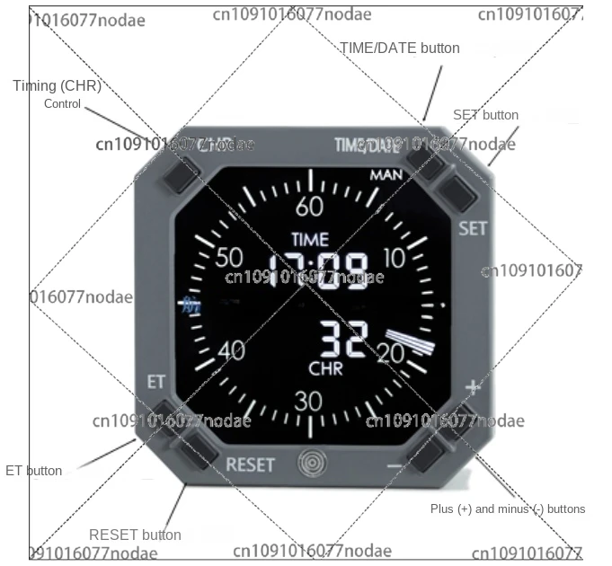 737 CLOCK  Simulator Aviation Instrument Clock Alarm Clock Aircraft Simulation Bluetooth Speaker