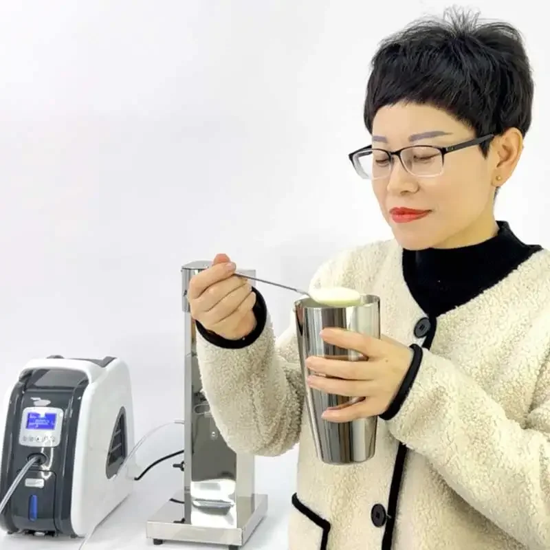 Oxygen cocktail machine Stainless steel electric oxygen mixer, convenient, practical and durable
