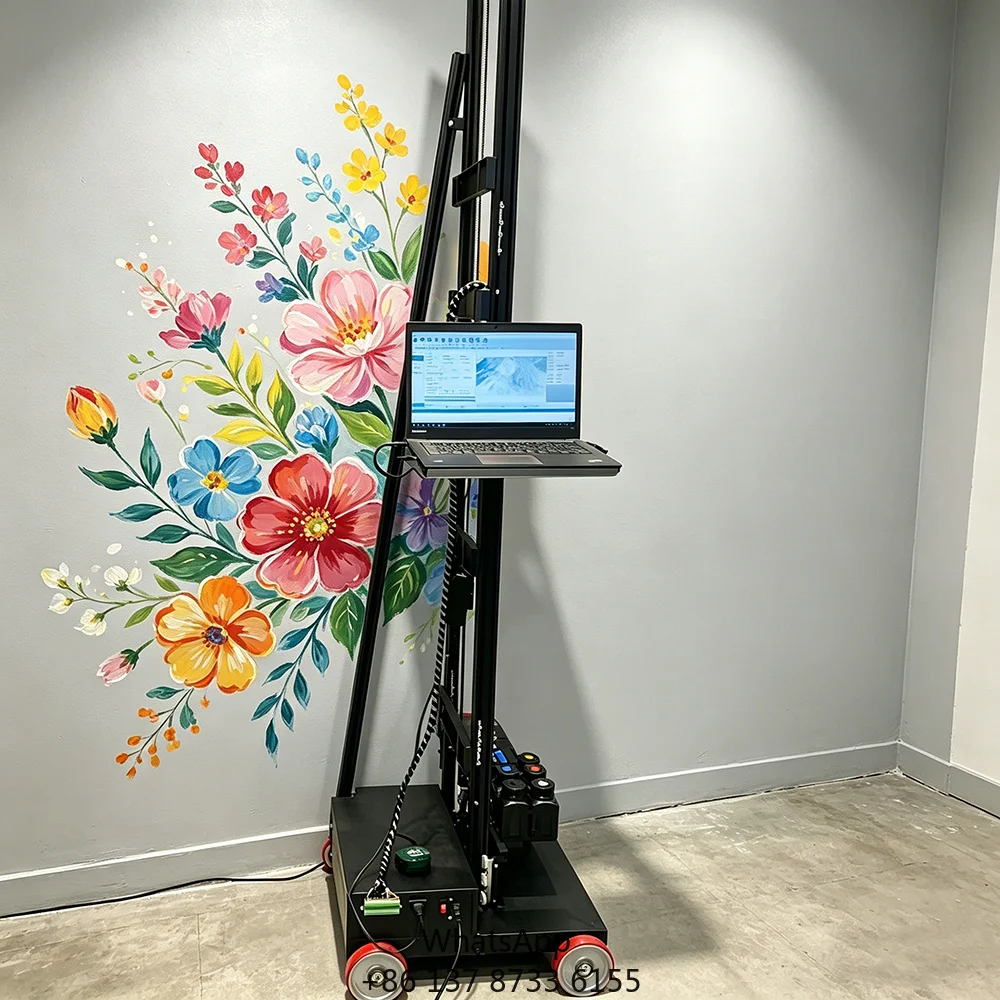 Hot Sell 3D5D Wall Printers With High Resolution, Automatic Wall Surface Detection Wall-Printing Machines