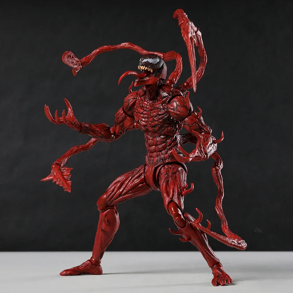 SHF Carnage - (Venom: Let There Be Carnage) 1:12 Action Figure Joint Movable Model Brinquedos Toy