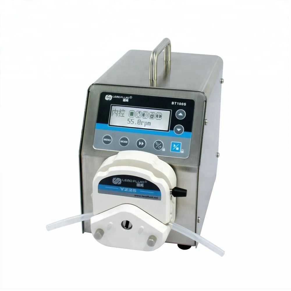 Lead Fluid Time Dispensing Peristaltic Pump BT100S max flow 750ml