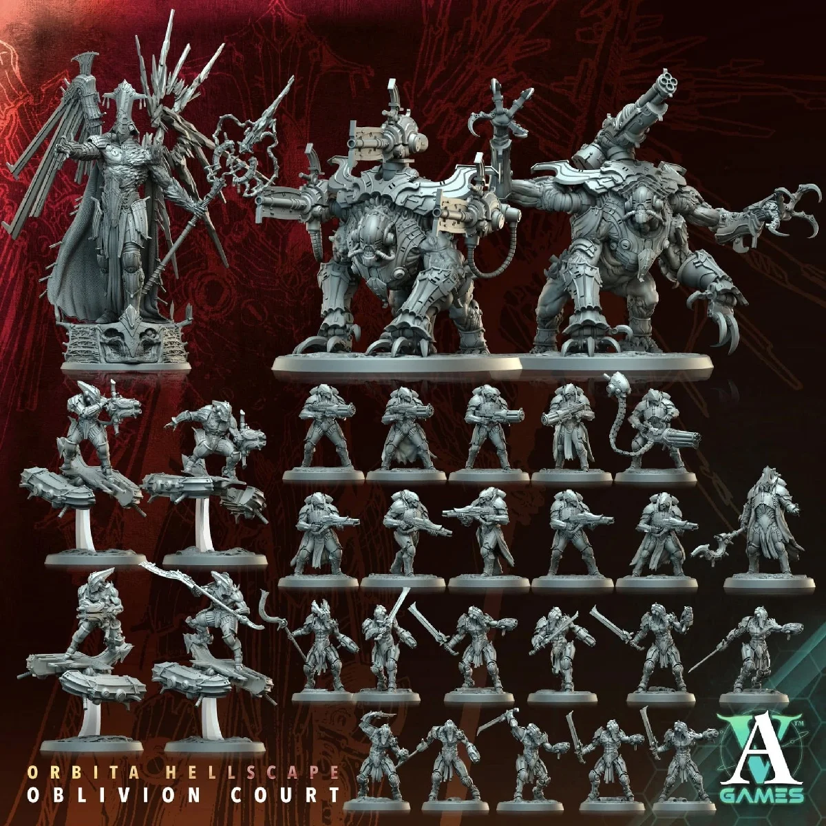 

Dnd Miniatures Figures 3d Printing [Court Of Annihilation] Science Fiction, Night Raider, Paranoid, Fear Engine