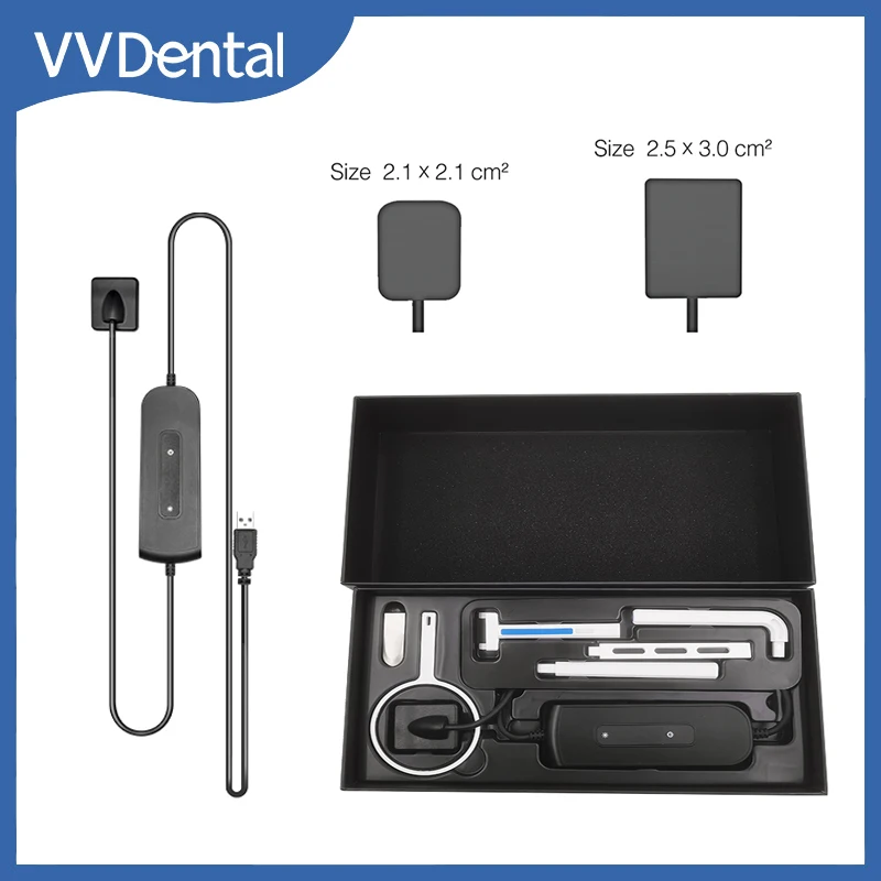 

VVDental RVG Sensor X-Ray Radiovisiograph Digital Sensor HD Intraoral Imaging System Camera Oral Medical Dental Equipment