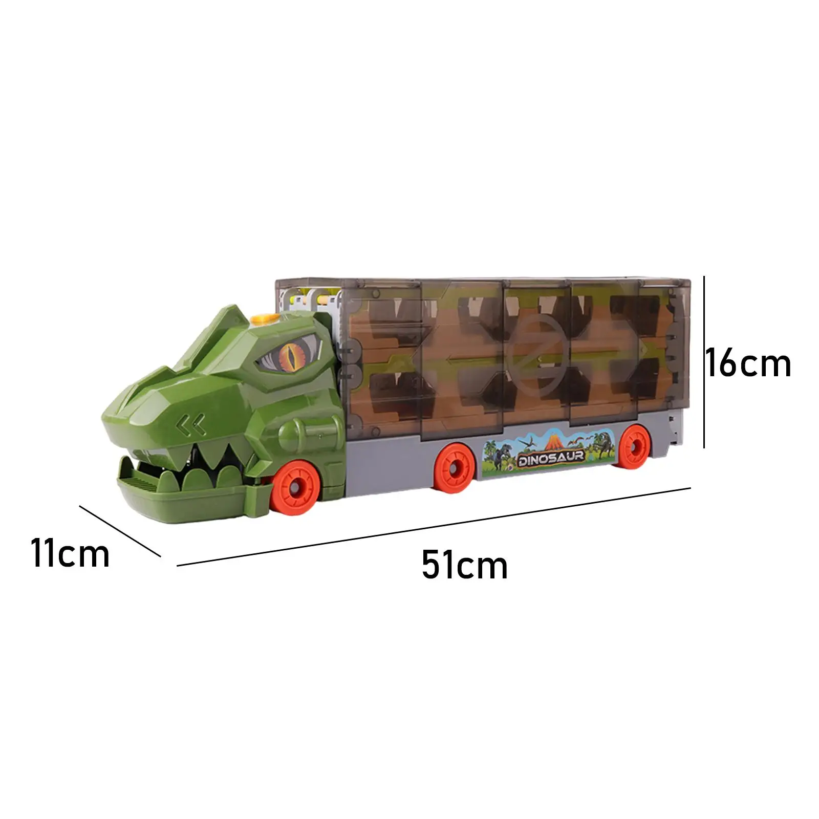 Transportvoertuigen Speelgoed Dinosaurus Racebaan Creatieve geschenken Vrachtwagen Transporter