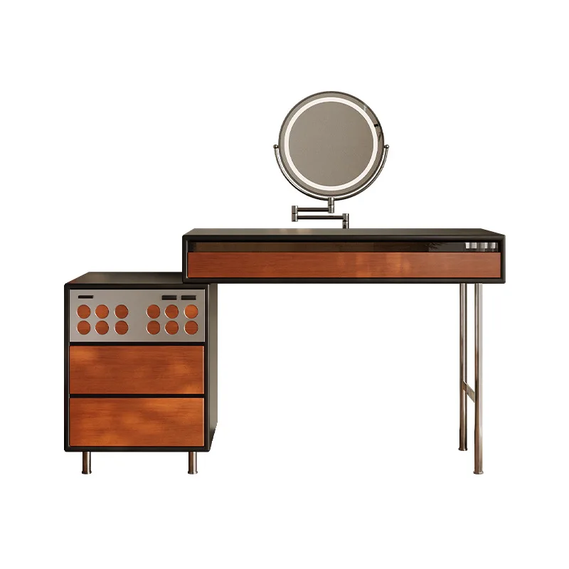 

Dressing table storage cabinet integrated Medieval style dressing table, bedroom dresser, chest of drawers