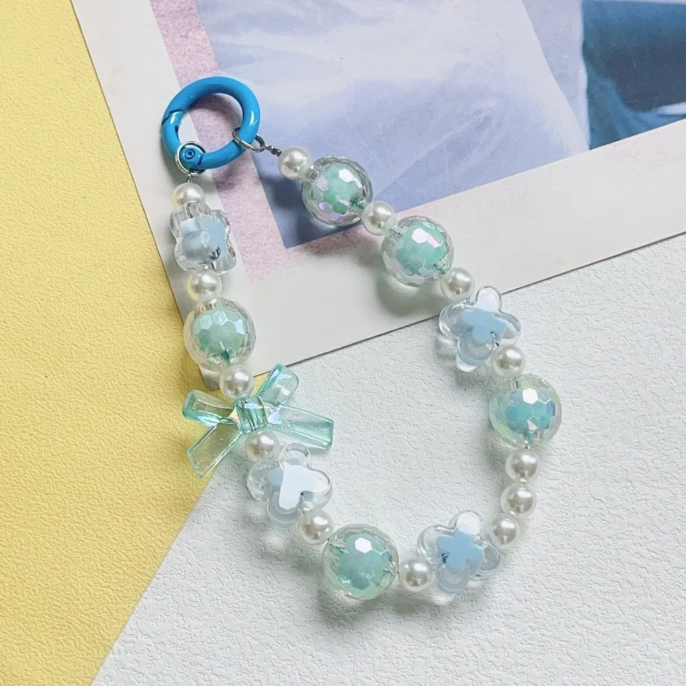 

2024 Hanging Cord Mobile Phone Strap Handmade Anti-lost Phone Charm Rope Colorful Portable Water Bottle Pendant Mobile Phone